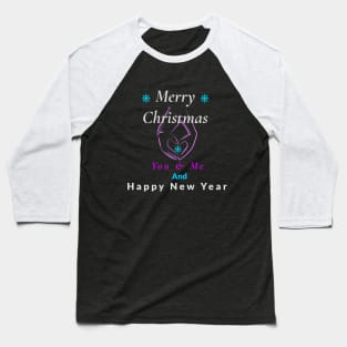 Merry Chirstmas You and Me Baseball T-Shirt